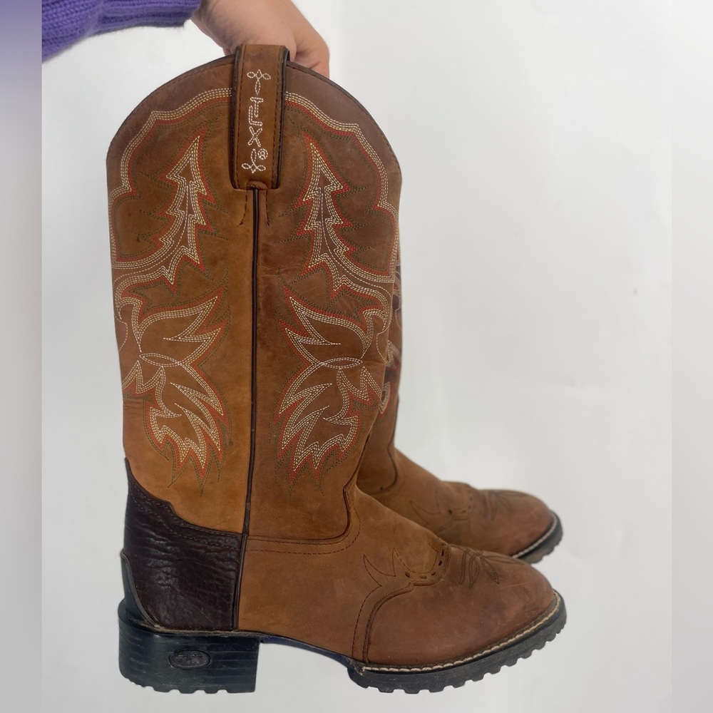 Tony Lama Two-Tone Western Boots